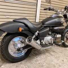 ホンダ　マグナ50 配送可能　支払いは現金or振り込みも可能　マットブラックの画像