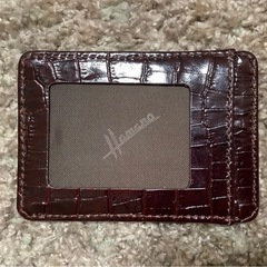 ハマノの定期入れの画像