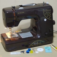 AXE YAMAZAKI Qt-5H　シンガー社製造の茶色のミシンです