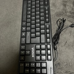 英語配列　有線USBキーボードの画像