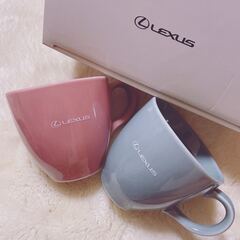LEXUS 美濃焼 レクサス マグカップ ペアカップ 日本製 非売品の画像