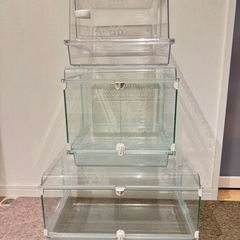 グラスハーモニーなど 飼育ケース　3個セット