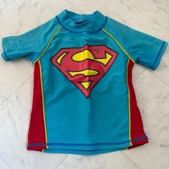 supermanラッシュガード水着110cm