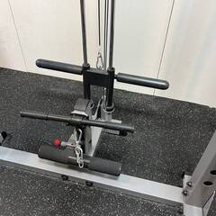 状態良好 iROTEC/アイロテック HPM パワーラック ホームユース最上位モデル ラットプル付+Wild Fit ベンチ+プレート計125Kg+バーベルシャフト 1本+Wバーベルシャフト 1本+ダンベルシャフト 2本+プレートツリー 手渡し希望/自社配送可能（配送エリアについてお問い合わせください )の画像