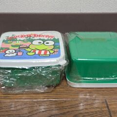 けろけろけろっぴ タッパ 2個 1992年 サンリオ 昭和レトロ 当時物 小物入の画像