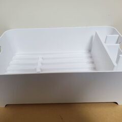 山崎実業 シリコーン 水切りかご アクア ホワイト 2630