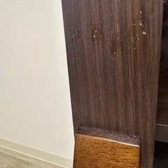 キャビネット　ダークブラウン　傷あります。の画像