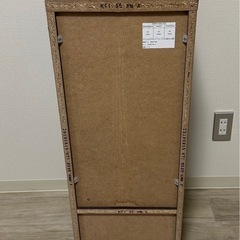 キャビネット　ダークブラウン　傷あります。の画像