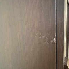キャビネット　ダークブラウン　傷あります。の画像