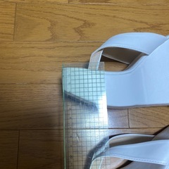厚底サンダル　ホワイトの画像