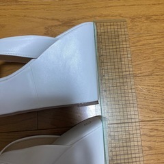 厚底サンダル　ホワイトの画像
