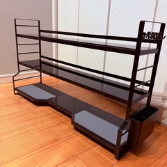 コンロ奥キッチンラック（山﨑実業）