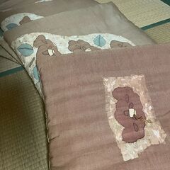☆☆　草木染め　座布団　5枚セット　椿　☆☆　の画像