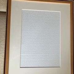 額　大小2個セット　無垢材の画像