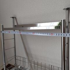 燕三条 ステンレス 水切りラック 突っ張り 日本製の画像