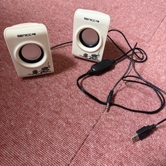 PC用スピーカー USB電源コンパクトサイズ ブラックの画像