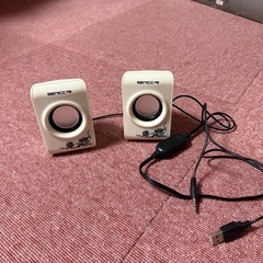 PC用スピーカー USB電源コンパクトサイズ ブラックの画像