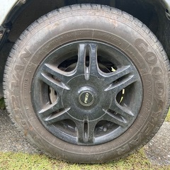 軽トラ 145/R12 アルミホイールタイヤセットの画像