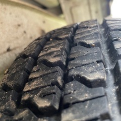 軽トラ 145/R12 アルミホイールタイヤセットの画像