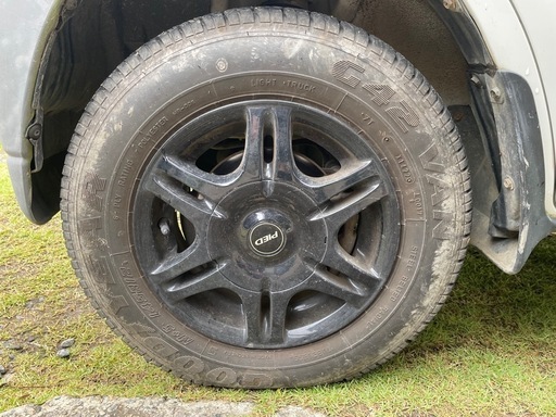 軽トラ 145/R12 アルミホイールタイヤセット
