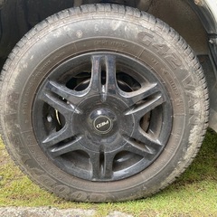 軽トラ 145/R12 アルミホイールタイヤセットの画像