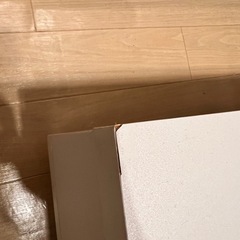 白色　テレビ台 横120cm 奥39.5cm 高29-30.5cmの画像