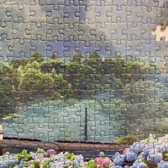 ジグソーパズル 759ピース 完成品 額縁付き 箱無し ピース欠損ありの画像