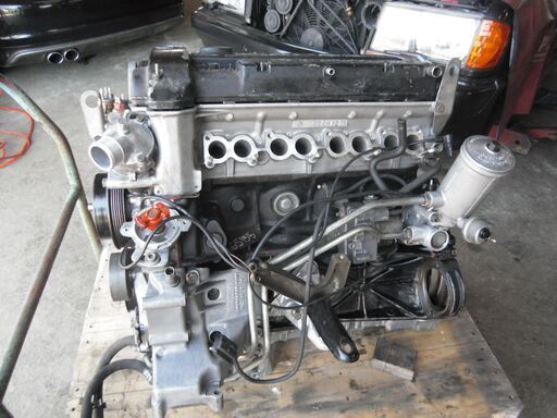 メルセデス-ベンツ190E-23-16Vリペアー済みエンジン販売のせかえ実施中