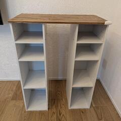 キッチン収納　ニトリ　カラーボックス