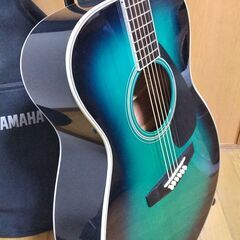 ❤️弦高調整済「YAMAHA ヤマハ FS-423 TMB」＋ケース　(*゜▽゜)きれいなグリーンの画像