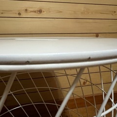 IKEA 2WAY 収納付きサイドテーブル の画像