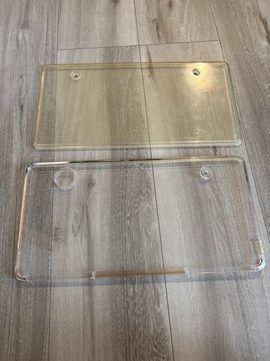 ナンバーカバー　前後セット