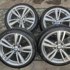 BMW純正オプションMスポのホイールとタイヤのセット。3シリーズ...