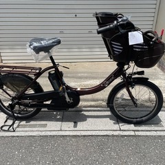 試乗🉑新車仕上げ⭐️中古子供乗せ電動自転車 ヤマハPASキス ブ...