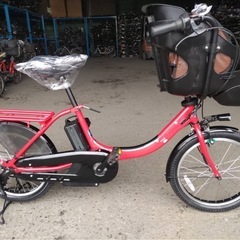 試乗🉑新車仕上げ⭐️中古子供乗せ電動自転車 ヤマハPASキス ブリヂストンアンジェリーノの画像