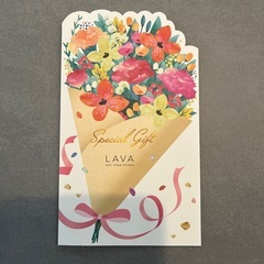 LAVA　ご紹介カード　体験レッスン0円✕2回分　今だけ特典付き...