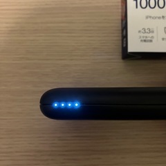 エレコム　モバイルバッテリー　DE-C44-10000BK 2025/5月購入　使用2回のみの画像