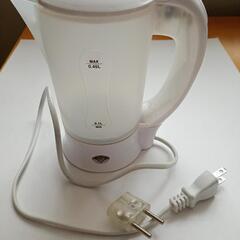 電気ケトル 海外対応 変換コネクタ付