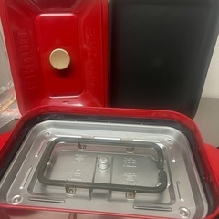 【美品】BRUNO ホットプレート たこ焼きプレート付き レッド