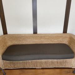 アジアン家具  3人掛けソファー 幅230cm インドネシア製 ...