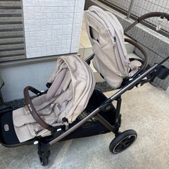 CYBEX サイベックス ガゼルS×シートユニットセット 二人乗...