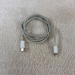 iPhoneケーブル　Cタイプ→ライトニングケーブル