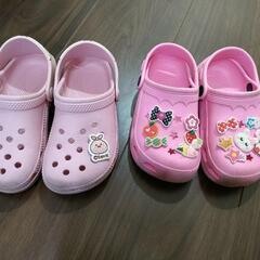 ２足セット！サンダル　クロックス風　子供　キッズ　すみっコぐらし...