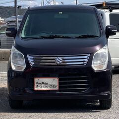 【自社ローン】★保証人なし★全国対応★ワゴンR FXリミテッド★パープル★プッシュスタート★車検2年付の画像