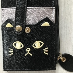 猫　カードケースの画像