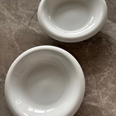 洋食器 プレート 白 丸皿 スープにも 2枚 ほぼ未使用