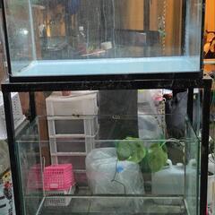 水槽セット(90cm水槽×2 水槽台×1)