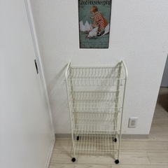 キャスター付きシンプルラック　さしあげます