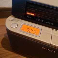 【早い物勝ち❗️】美品 SONY AM/FMシンセサイザーラジオの画像