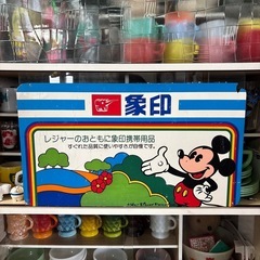 昭和レトロ　販促用看板　象印　ミッキーマウス　 非売品　1961...